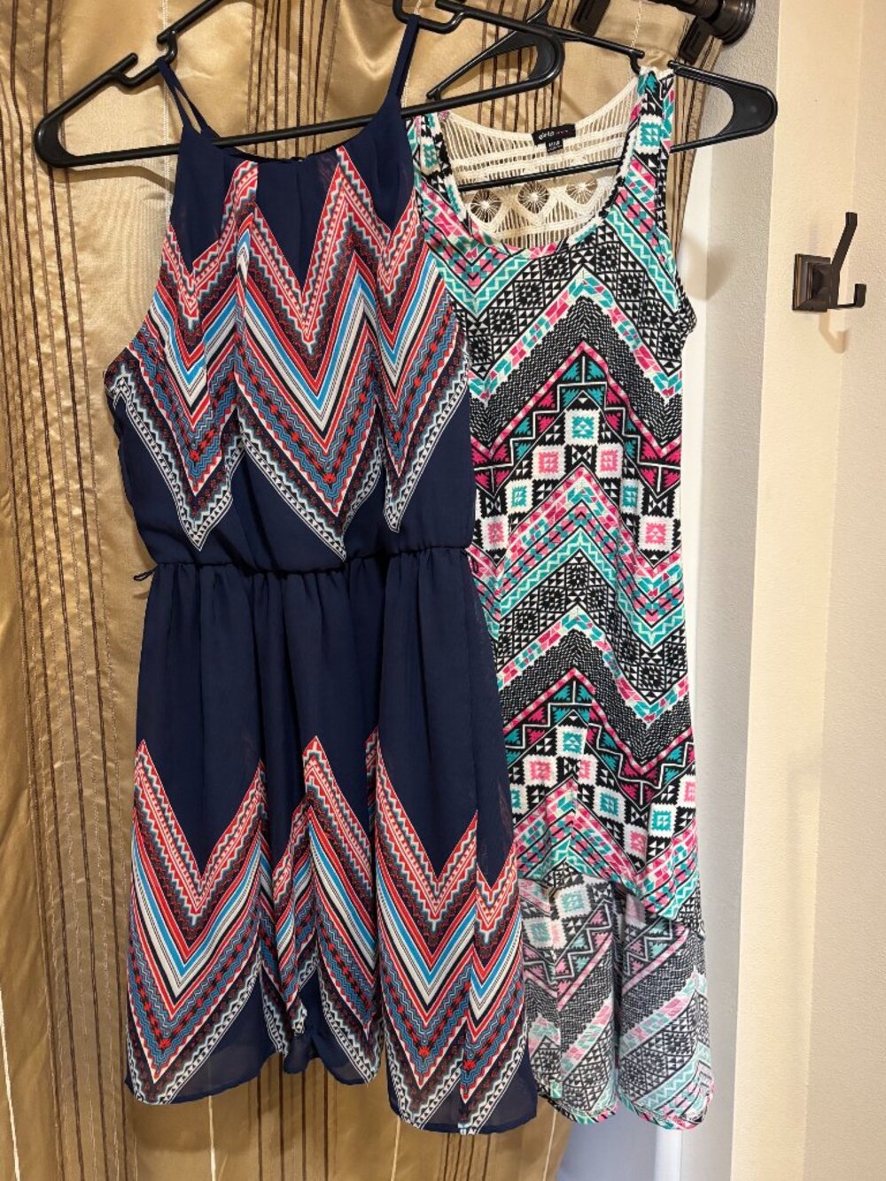 🌻 Vibrant Geometric Summer Dress Set 🌻